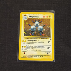 Magneton 9/130 Base Set 2 Unlimited Holo Rare 2000 WOTC Pokemon TCG Card LP - Image 1