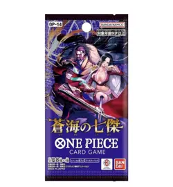 One Piece Card Game OP-14 Booster Box The Azure Sea’s Japanese Sealed - Image 2