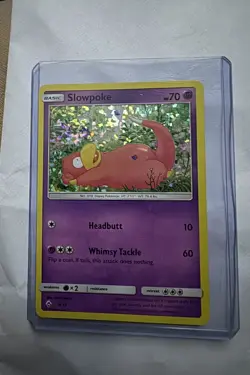 Slowpoke 5/12 Pokemon Card McDonalds Promo Confetti Holo 2018 PTCG - Image 1