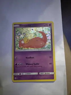 Slowpoke 5/12 Pokemon Card McDonalds Promo Confetti Holo 2018 PTCG - Image 2