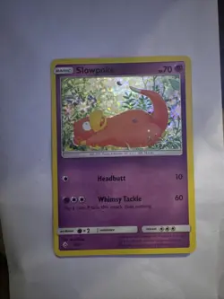 Slowpoke 5/12 Pokemon Card McDonalds Promo Confetti Holo 2018 PTCG - Image 3