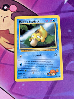 Misty's Psyduck - 54/132 [Gym Heroes] Pokemon TCG - Vintage Uncommon Card - VLP - Image 1