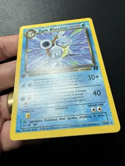 Dark Blastoise 20/82 1st Edition Non 1999-2000 Team Rocket Pokemon Card TCG NM - Image 4