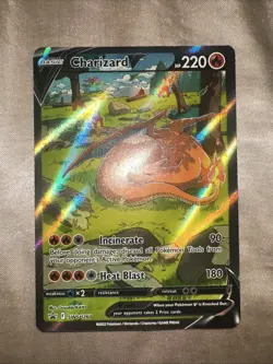 Charizard v SWSH260 Sword & Shield Promo Holo Card Near Mint Condition - Image 1