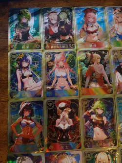 Genshin Impact Waifu 20 Card Lot - Beautiful Goddess Story Cards Ganyu Fischl - Image 5