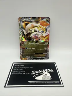 White Kyurem EX 103/149 Ultra Rare Boundaries Crossed Pokemon Card - Image 1