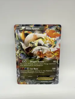 White Kyurem EX 103/149 Ultra Rare Boundaries Crossed Pokemon Card - Image 2