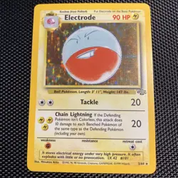 Pokemon Card Electrode 2/64 Jungle Set WOTC Holo Rare 💎 LP - Image 1