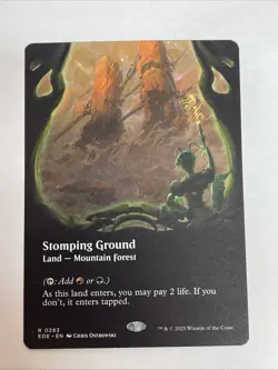 Stomping Ground (Borderless) Edge of Eternities #283 Rare - Image 1
