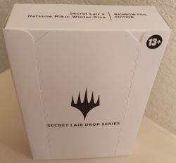 MTG Secret Lair x Hatsune Miku: Winter Diva ENGLISH ~ Rainbow FOIL ~ Sealed! - Image 1