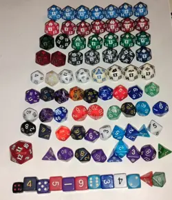 Lot of 86 MTG Magic The Gathering Spindown D20 D&D Dungeons & Dragons Dice Die - Image 1