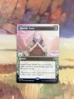 Worldly Tutor (Borderless) Avatar The Last Airbender MTG NM/M - Image 1