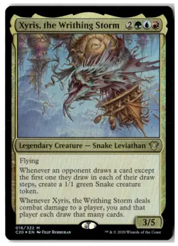 MTG Foil Xyris, the Writhing Storm - Commander 2020 Moderately Played English - Image 1