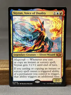 Veyran, Voice of Duality #310 Tarkir Dragonstorm TDC Magic MTG MINT OR BETTER - Image 1