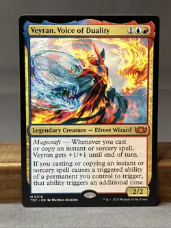 Veyran, Voice of Duality #310 Tarkir Dragonstorm TDC Magic MTG MINT OR BETTER - Image 2