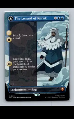 Legend of Kuruk/Avatar Kuruk Double-sided Borderless - MTG Avatar Last Airbender - Image 2