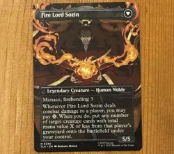 Fire Lord Sozin M 0356, NM Borderless, MTG Avatar the Last Airbender, TLA, Rise - Image 1