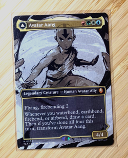 Avatar Aang (Borderless) FANTASTIC Condition- Avatar: The Last Airbender Regular - Image 1