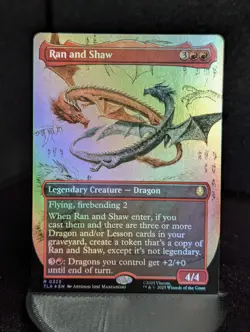 Ran and Shaw (Borderless Foil) 0325 - Avatar: The Last Airbender TLA - MTG NM/M - Image 1