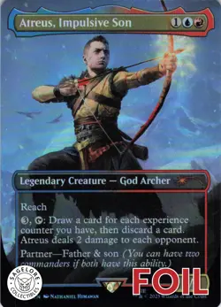 MTG Atreus, Impulsive Son (2212) | NM Foil | Secret Lair God of War {SLD} - Image 1