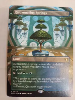 Rejuvenating Springs (Borderless) #662 (NM) Commander Masters CMM Magic MTG - Image 1