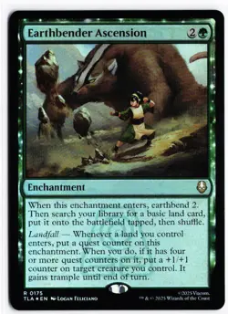 MTG Earthbender Ascension R TLA 175 NM Foil - Image 1
