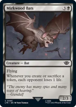 MTG Mirkwood Bats LTR C Creature Bat - NM - Image 1