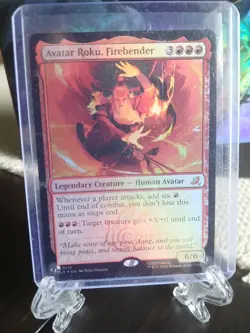 Avatar Roku, Firebender - FOIL #112 - Avatar: The Last Airbender - NM MTG - Image 1