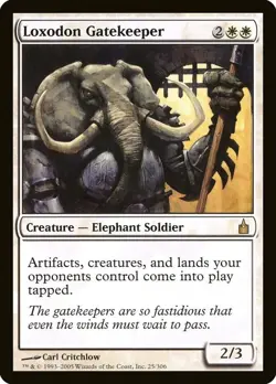 Loxodon Gatekeeper NM#25 Ravnica: City of Guilds MTG - Image 1