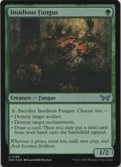 Insidious Fungus - FOIL - U Duskmourn: House of Horror 186 - MTG - Image 1