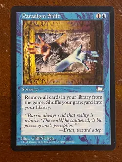 MTG Magic the Gathering Paradigm Shift Weatherlight Regular LP - Image 1