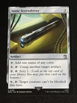 MTG Universes Beyond: Doctor Who Sonic Screwdriver 0185 NM - Image 1