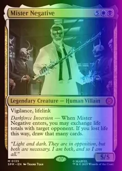 MTG Marvel's Spider-Man: #135 Mister Negative Mythic Rare (FOIL) - Image 1