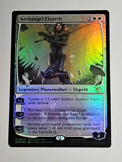 MTG Magic the Gathering Archangel Elspeth (6/548) March of the Machine FOIL - Image 1