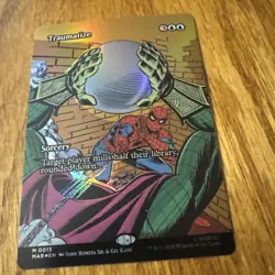 MTG Traumatize (Borderless FOIL) - MTG Spider-Man 0015 - NM/M - Image 1