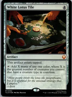 MTG White Lotus Tile Foil Avatar: The Last Airbender 0262 - Image 1