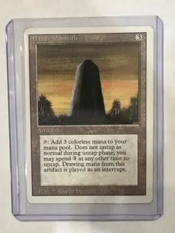 MTG Magic the Gathering Basalt Monolith Revised Edition 235/306 - Image 1