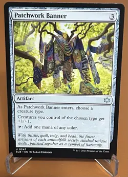 Patchwork Banner Bloomburrow Regular - Image 1