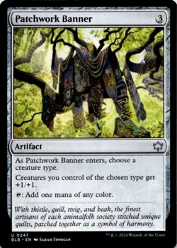 MTG Patchwork Banner Normal NM Bloomburrow Magic 247 - Image 1