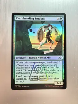 Earthbending Student - 249 - MTG Avatar: The Last Airbender - Uncommon - FOIL - Image 1