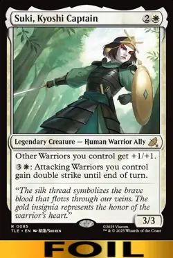 1x - Suki, Kyoshi Captain - FOIL #85 - Avatar: Eternal - NM MTG - Image 1