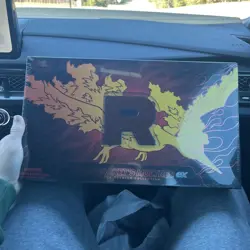 Pokemon TCG Team Rocket’s Moltres EX UPC Sealed In Hand - Image 1
