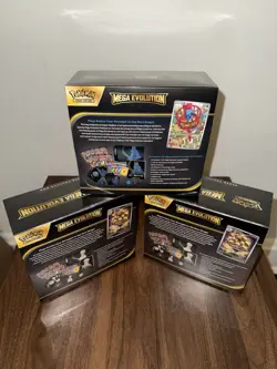 LOT: 3 SEALED Pokemon Mega Evolutions ETB Elite Trainer Boxes Lucario Gardevoir - Image 3