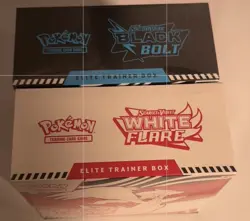 Pokemon TCG Scarlet & Violet Black Bolt & White Flare ETB - FACTORY SEALED - Image 2
