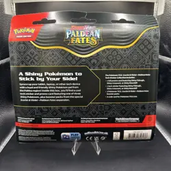 Pokemon TCG Paldean Fates Tech Sticker Collection Fidough Promo, 3 Pack - Image 2