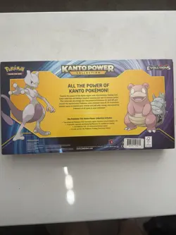 Pokemon TCG XY Evolutions Kanto Power Collection Box Mewtwo EX Factory Sealed - Image 2