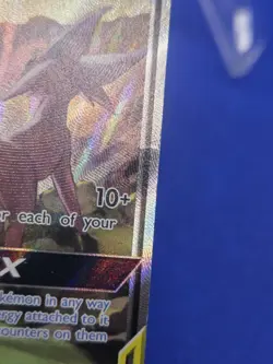Pokemon Sun & Moon Espeon & Deoxys GX SM240 Black Star Promo Damaged/Creased - Image 5