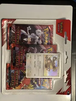 Pokemon TCG Scarlet & Violet Destined Rivals Kangaskhan 3 Booster Pack Blister!! - Image 1