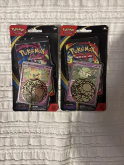 Pokemon phantasmal flames blister packs with coin bundle of 2 - Image 1