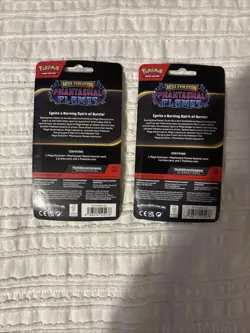 Pokemon phantasmal flames blister packs with coin bundle of 2 - Image 4